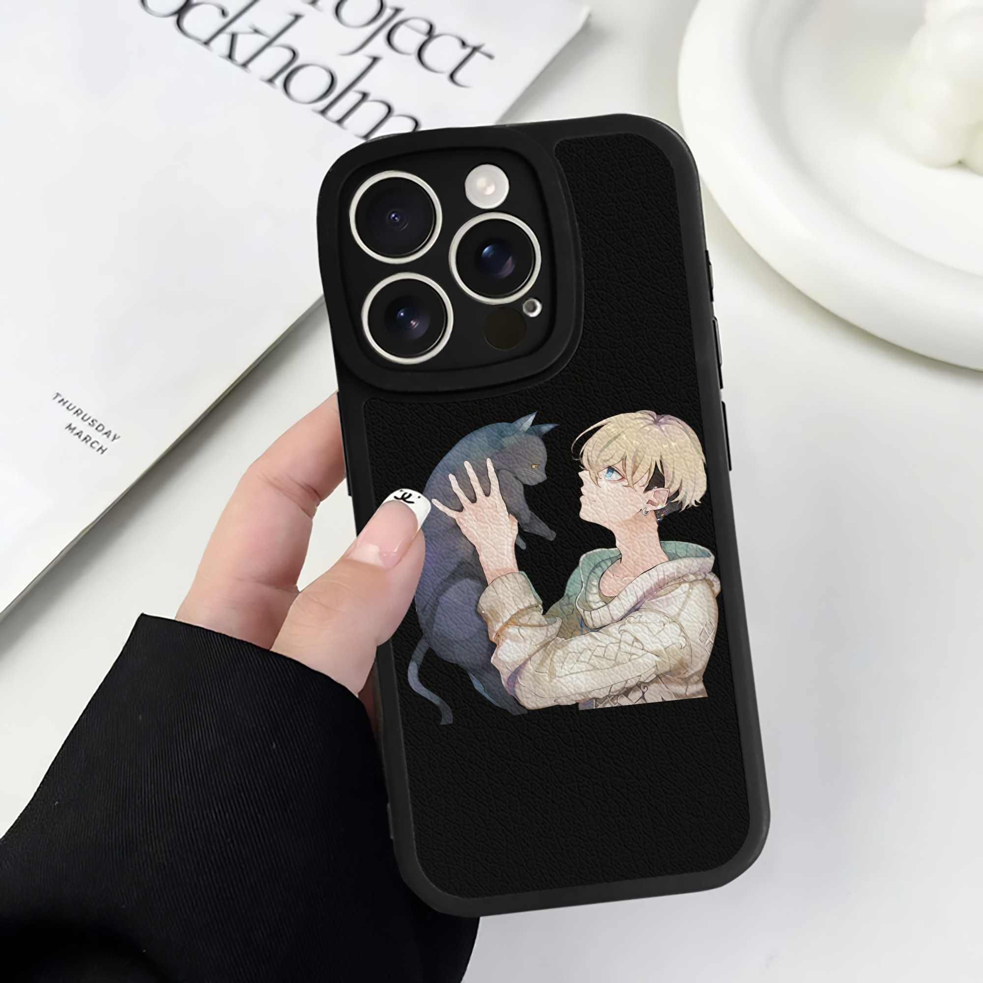 （画像用） 東京リベンジャーズ Tokyo Revengers 【iPhone 16シリーズ対応】シリコンスマホケース（レザー調） 材質：シリコン